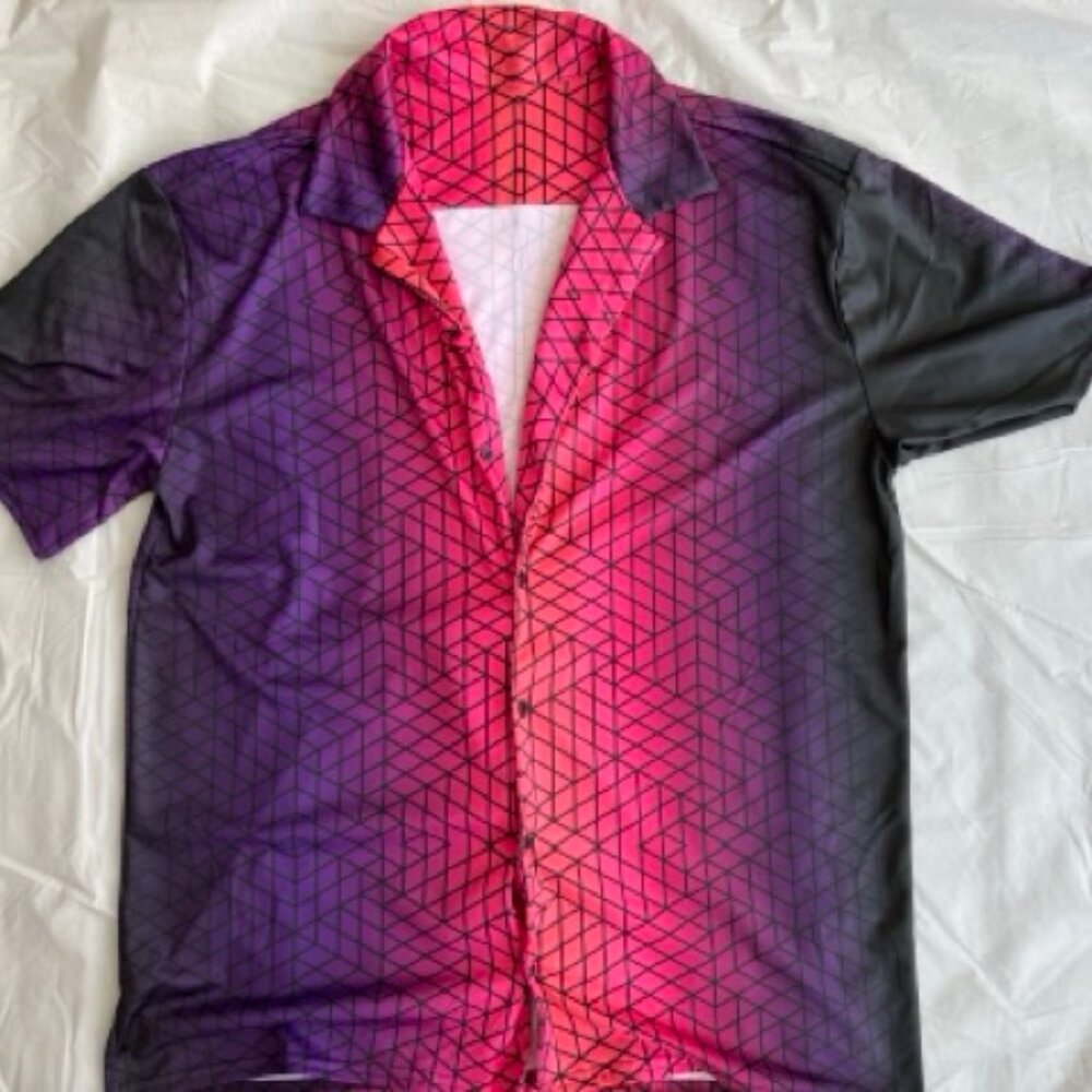 iEDM Men's Ascension Warm Colors Hawaiian Shirt